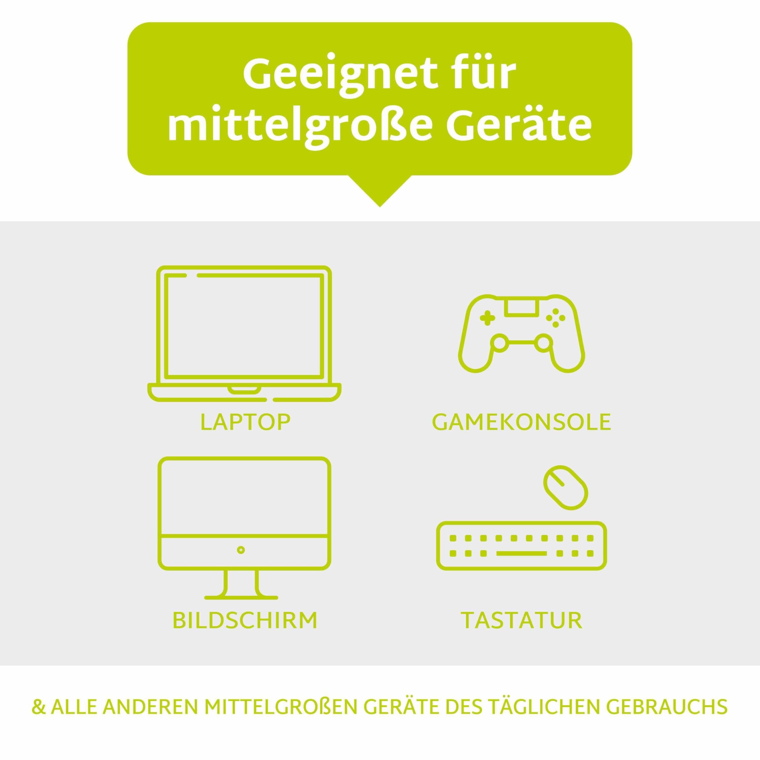 Reinigungstücher Medium - 100 Stück - für Laptop, Tastatur und iPad - Hochwertige Bildschirm- und Tastaturreinigung