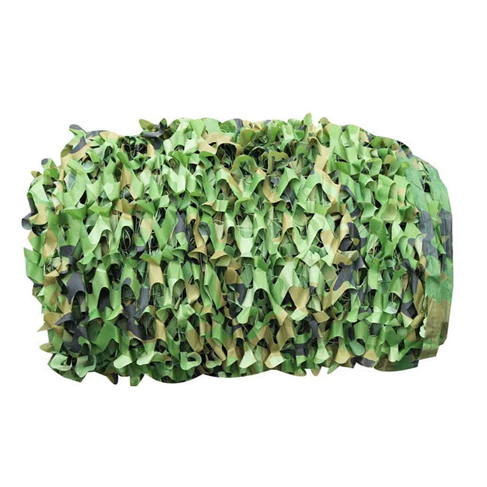 Filet de camouflage militaire vert pour créer de l'ombre sur la terrasse et au jardin