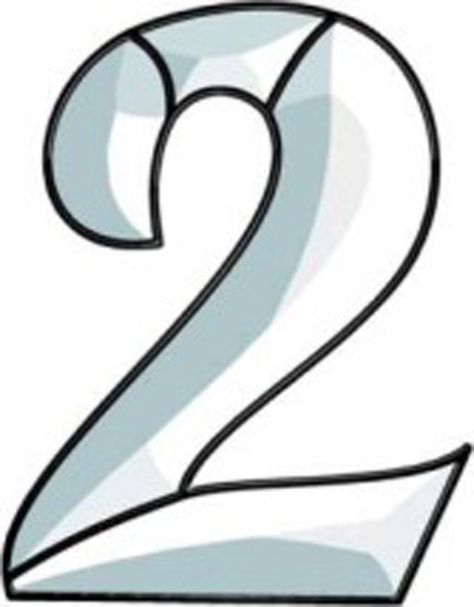 Stained Glass Supplies Beveled Number 2 Cluster