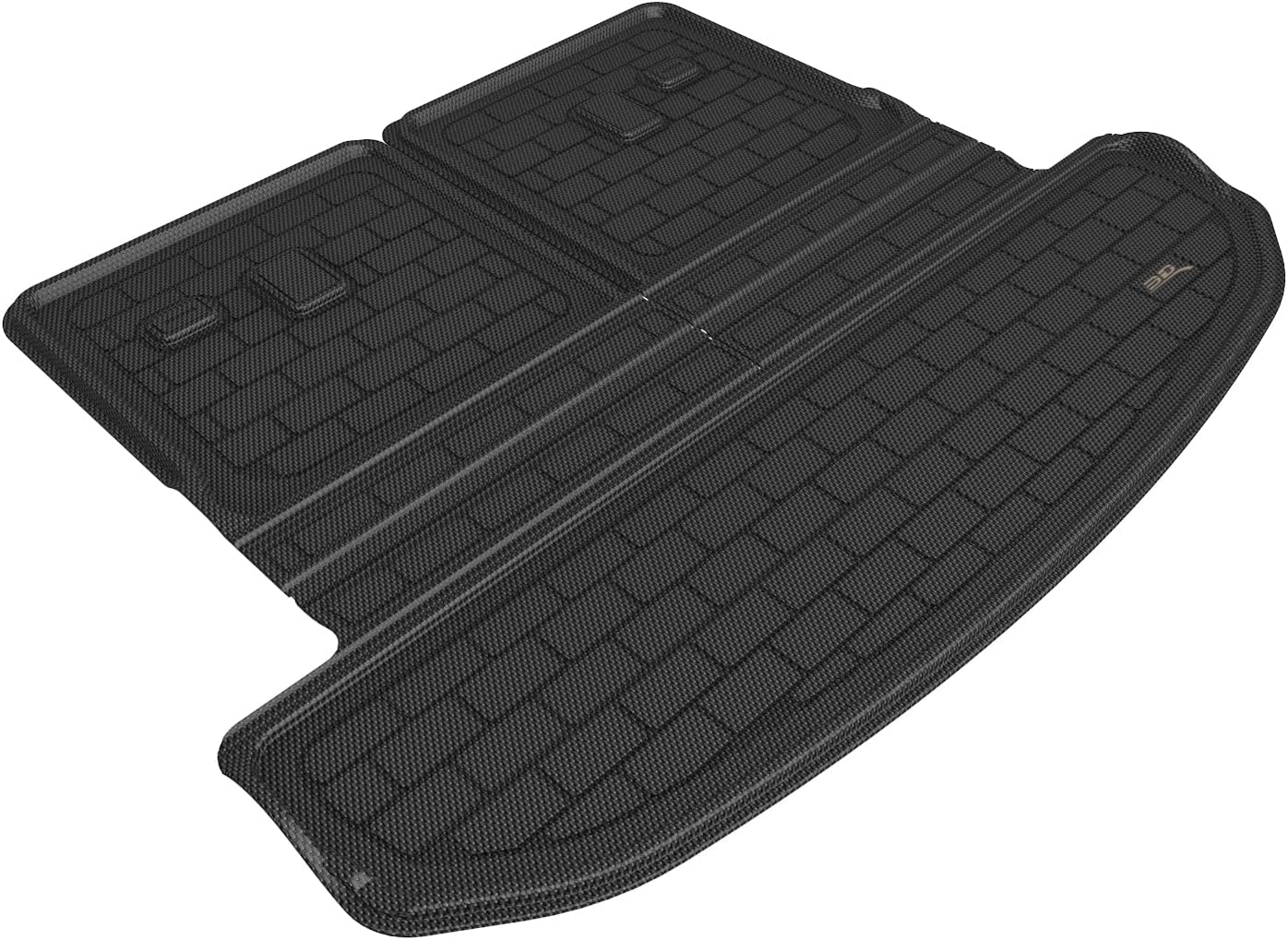 3D MAXpider Custom Fit Kagu Foldable Cargo Liner (Black) Compatible with Kia Sorento 2021-2026- Cargo Liner