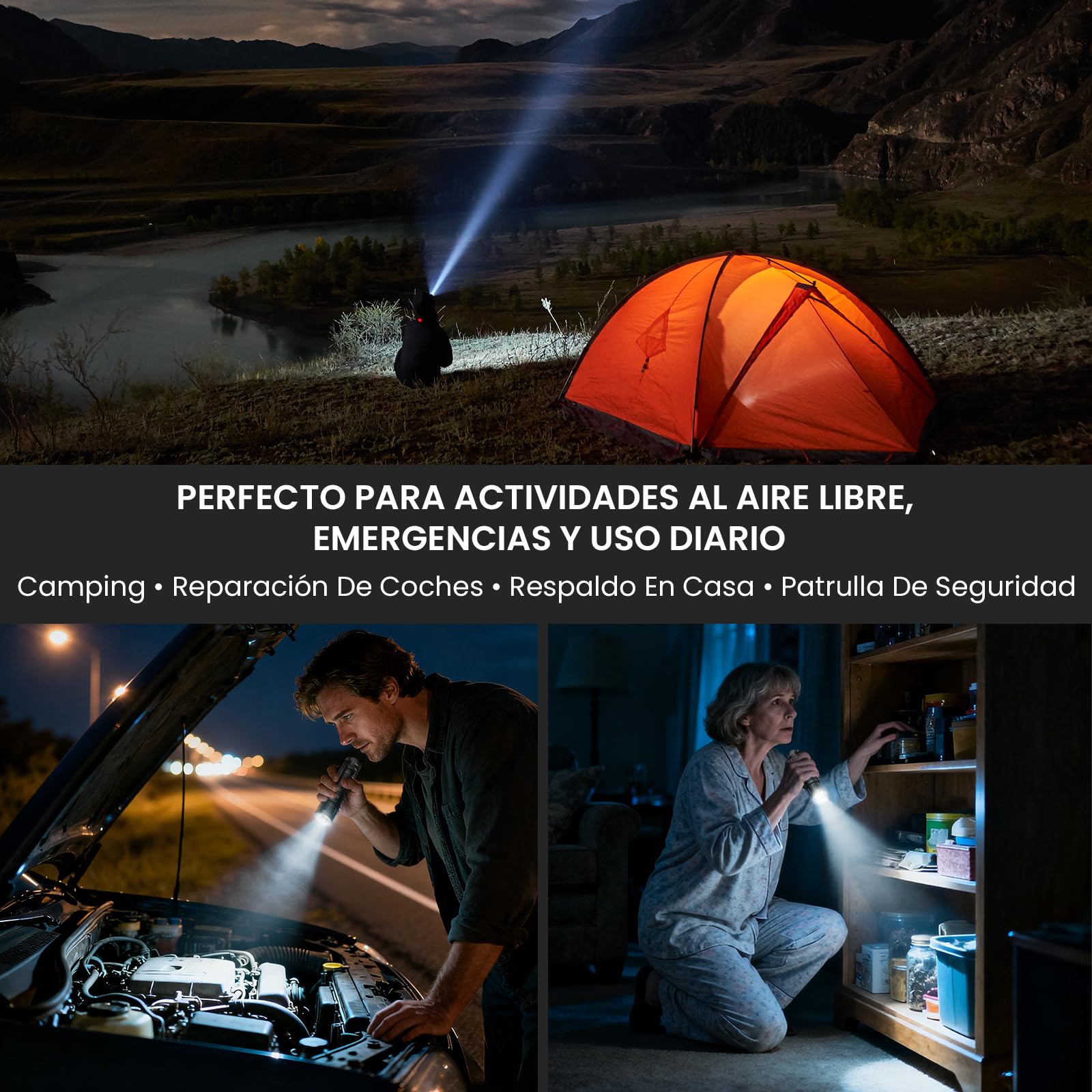 Sofirn SC33 LED Súper Brillante 5200 Lúmenes Linterna Recargable EDC Portátil Con Cola Tipo C Interruptor E Para Búsqueda Al Aire Libre Senderismo Emergencia