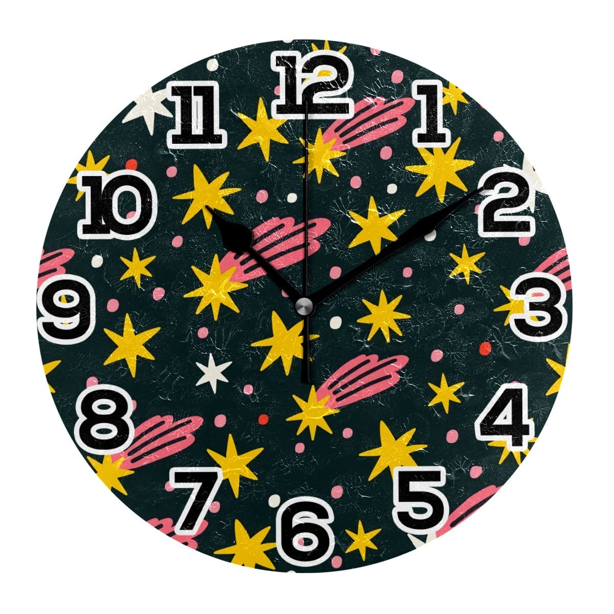Horloge murale de décoration pour la maison, le bureau et la chambre d'enfant