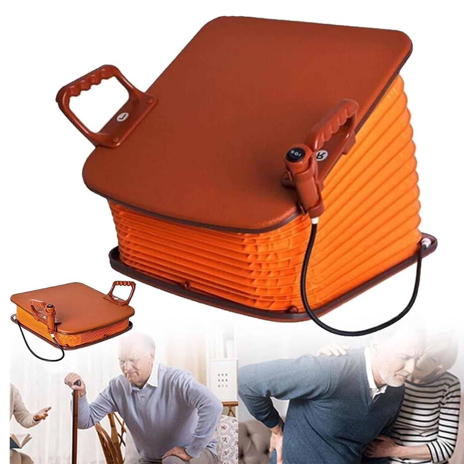 Dispositivi Assistenza al Sollevamento Anziani, Dispositivi di Assistenza alla Seggiovia, con Braccioli, Controllo Intelligente della Maniglia/carico Massimo 100 kg, Donne Incinte, Pazie