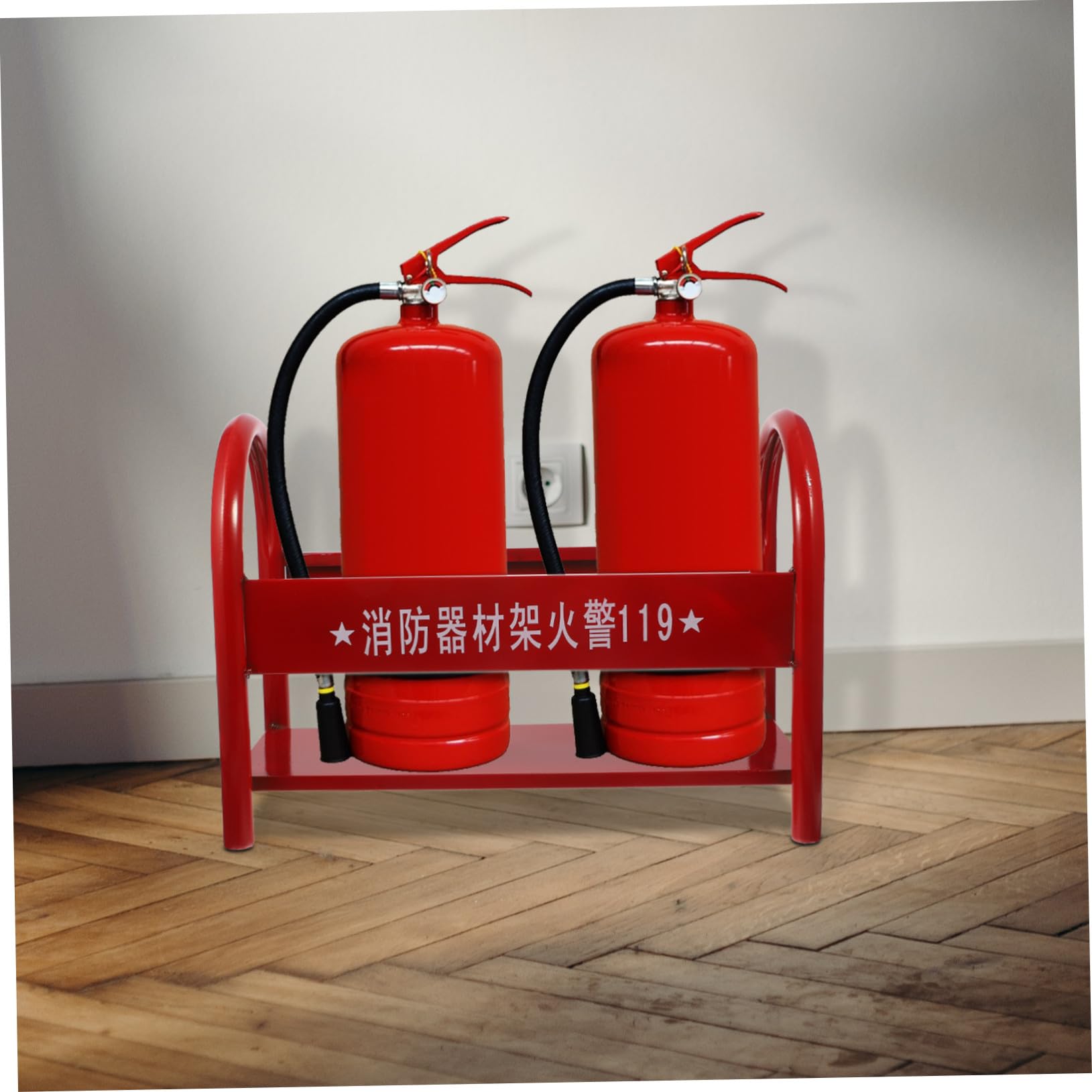 Alipis Soporte Metálico para Extintor de Incendios de Alta Resistencia Estante Robusto y Seguro para Almacenamiento Escuelas Oficinas y Hogares Fácil Instalación y Resistente la Oxidación
