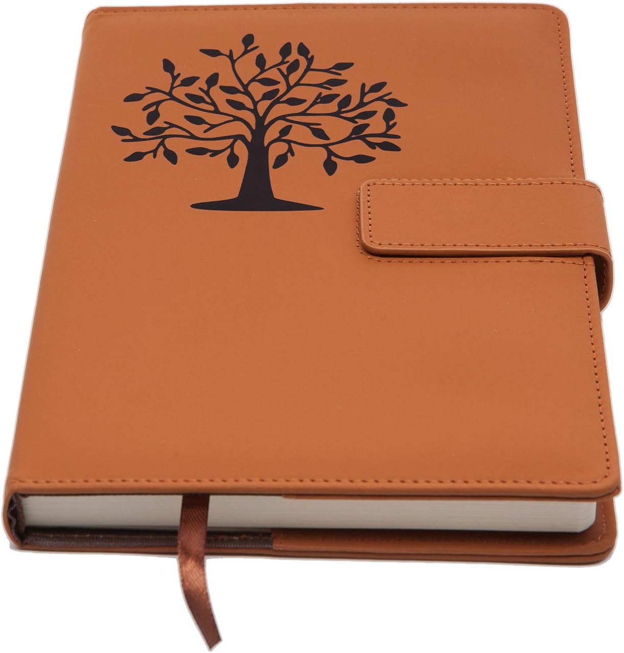 The Tree Of Life Journal | 5x8 Inches, 200 Lined Pages, Magnetic Clasp, Refillable | Diary, Cute Notebook Journal, Personal Journal for Women or Men