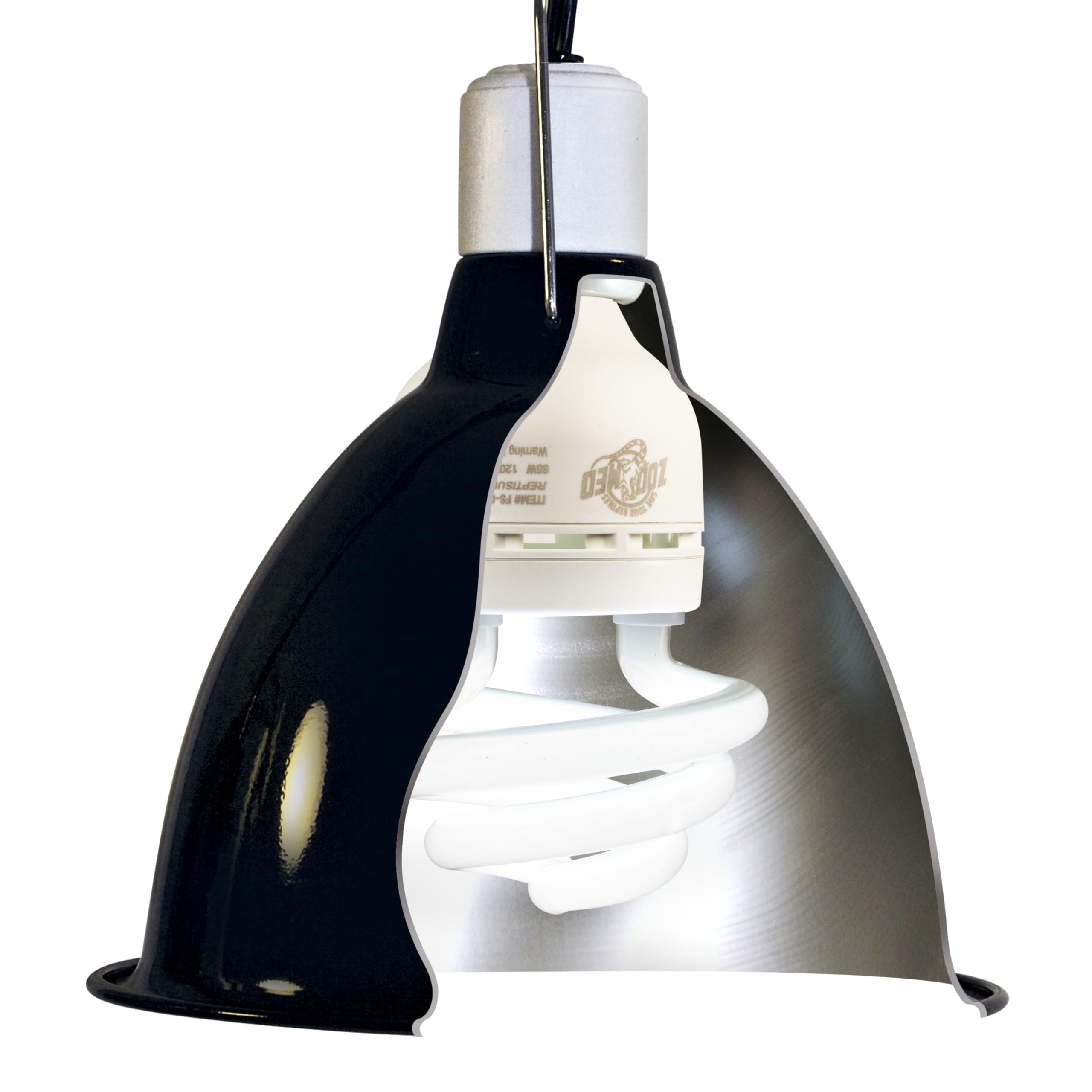 Zoo Med Reptisun Fluorescent UVB 65 W - Lampadina UVB compatta Fluorescente per terrari e rettilari, 65 W