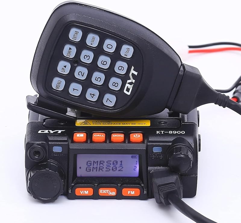 KT8900 Banda Dual VHF/UHF Mini Radio celular para auto Transceptor de Doble Banda VHF:136-174/UHF:400-490Mhz Estación Base de Largo Alcance Walkie Talkie para auto