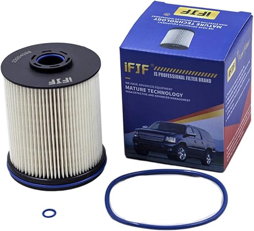iFJF TP1015 Fuel Filter 5 Micron Replacement for 2021-2024 Cadillac 3.0L L5P Duramax 2017-2024 Chevy Silverado/GMC 6.6L Sierra 2500HD 3500HD 2021-2024 4500HD 5500HD 6500HD Replace 22937279