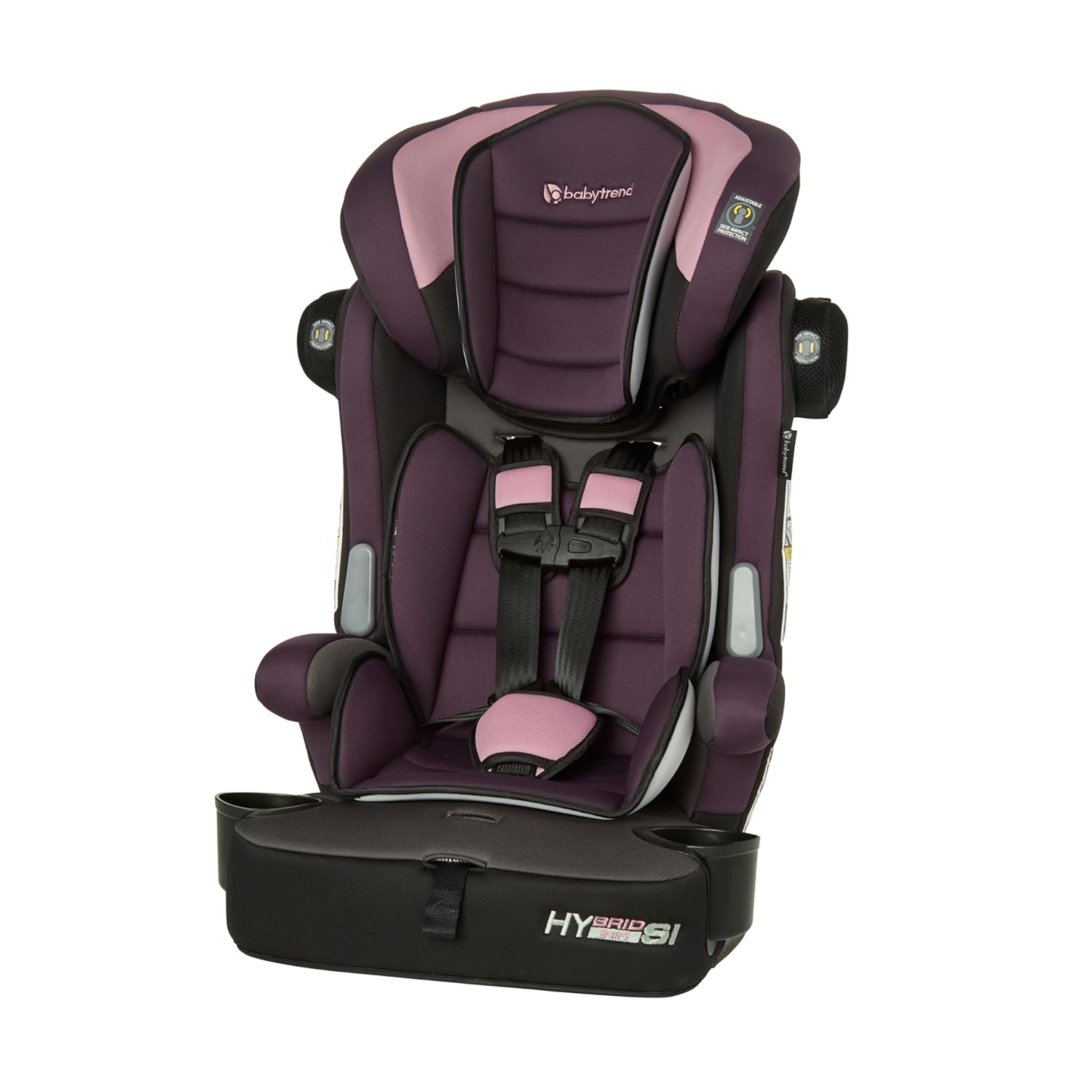 Baby Trend Hybrid SI 3-in-1 Combination Booster Car Seat with Side Impact Protection, Dash Orchid Hybrid SI Dash Orchid