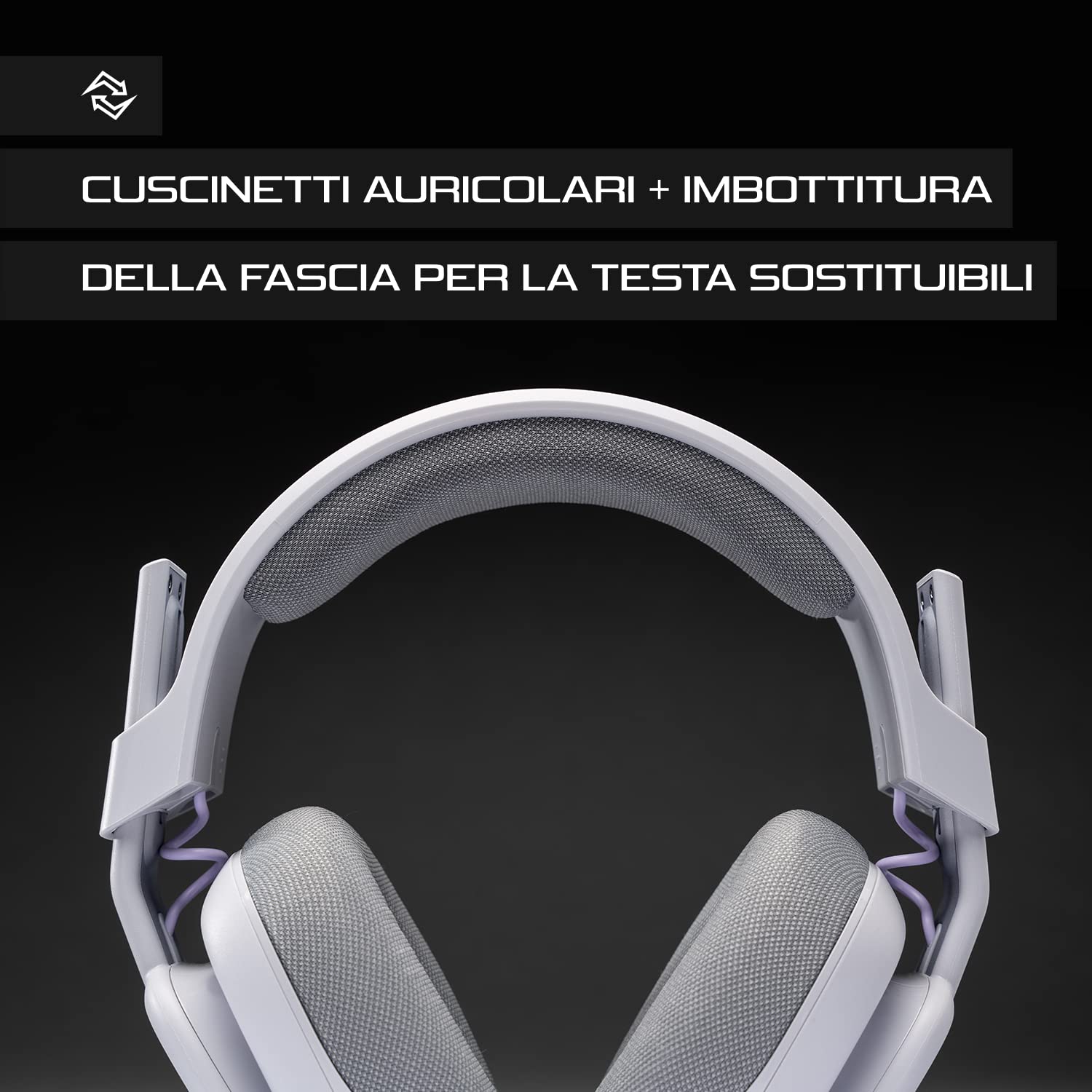 ASTRO A10 Cuffie Gaming Cablate Gen 2, Cuffie da Gioco Over-Ear con Microfono Flip-to-Mute, Leggere, Driver 32 mm, Compatibile con Xbox Series X|S, Xbox One, PS5, PS4, Nintendo Switch, PC - Grigio