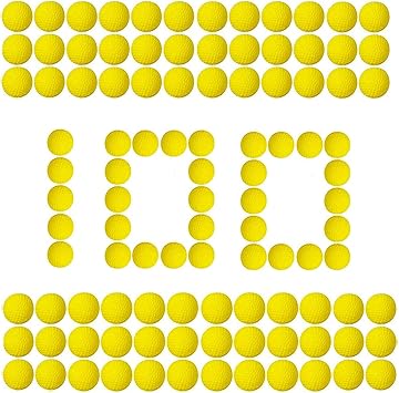 Amazon.com: Yellow Bulk Foam Bullet 