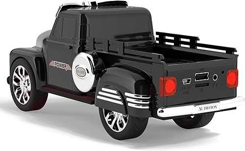 Miniatura 4 de Audiobox 1953 Chevy 3100 Pickup Truck Replica - Altavoz Bluetooth vintage TWS, USB, FM, TF (barra caliente negra)
