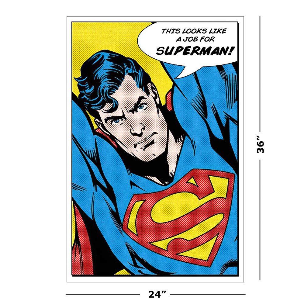 Amazon.co.jp: スーパーマン – Framed Comicポスター/印刷( pop-art