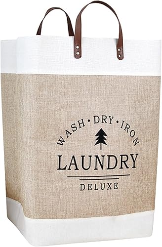 Hiborth Cesta de almacenamiento plegable para ropa sucia, extra grande, extra grande