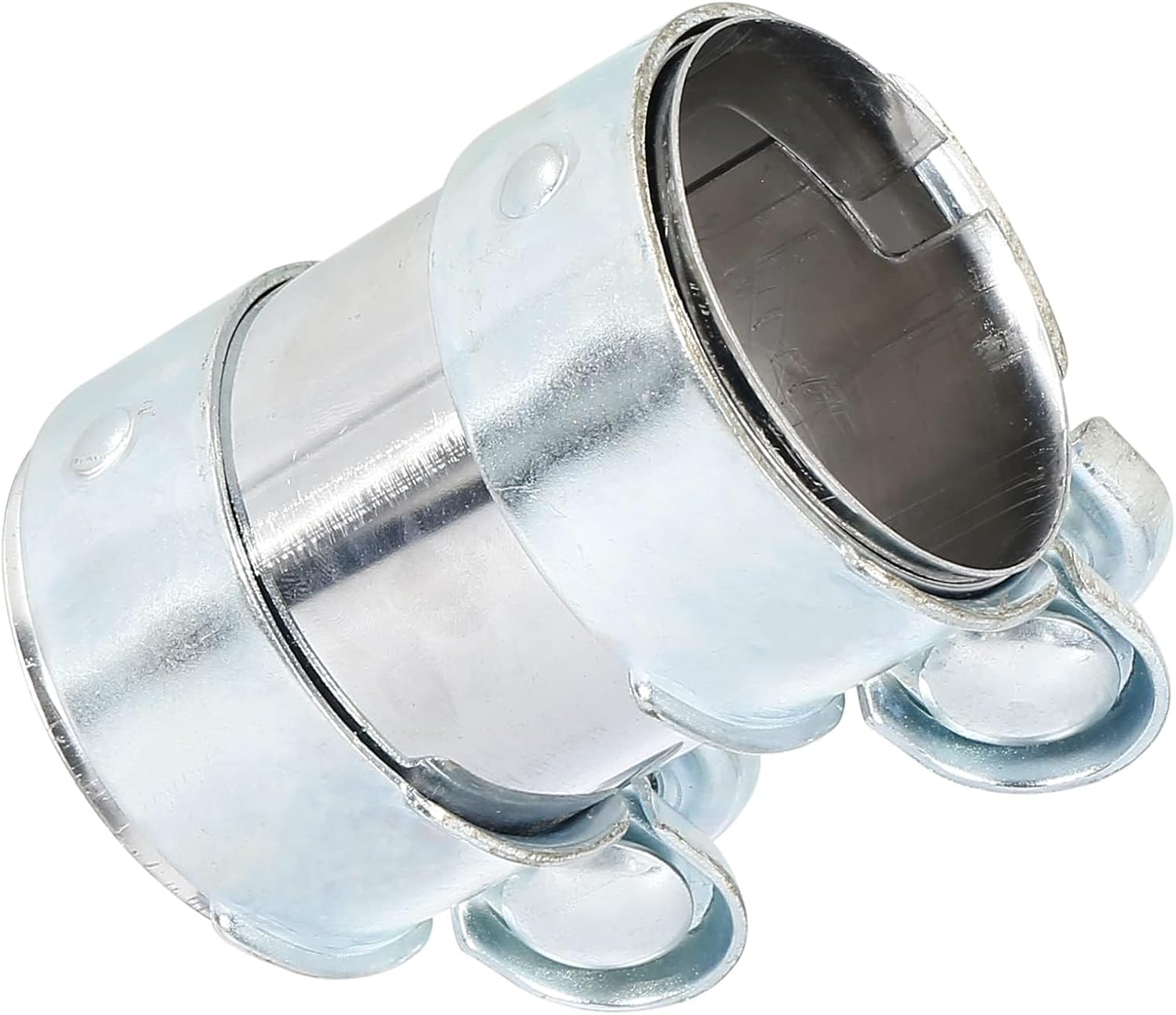 Unifizz 1pc Exhaust Pipe Sleeve Connector Clamp Coupler Compatible with VW Golf Jetta Passat 62 x 94 mm