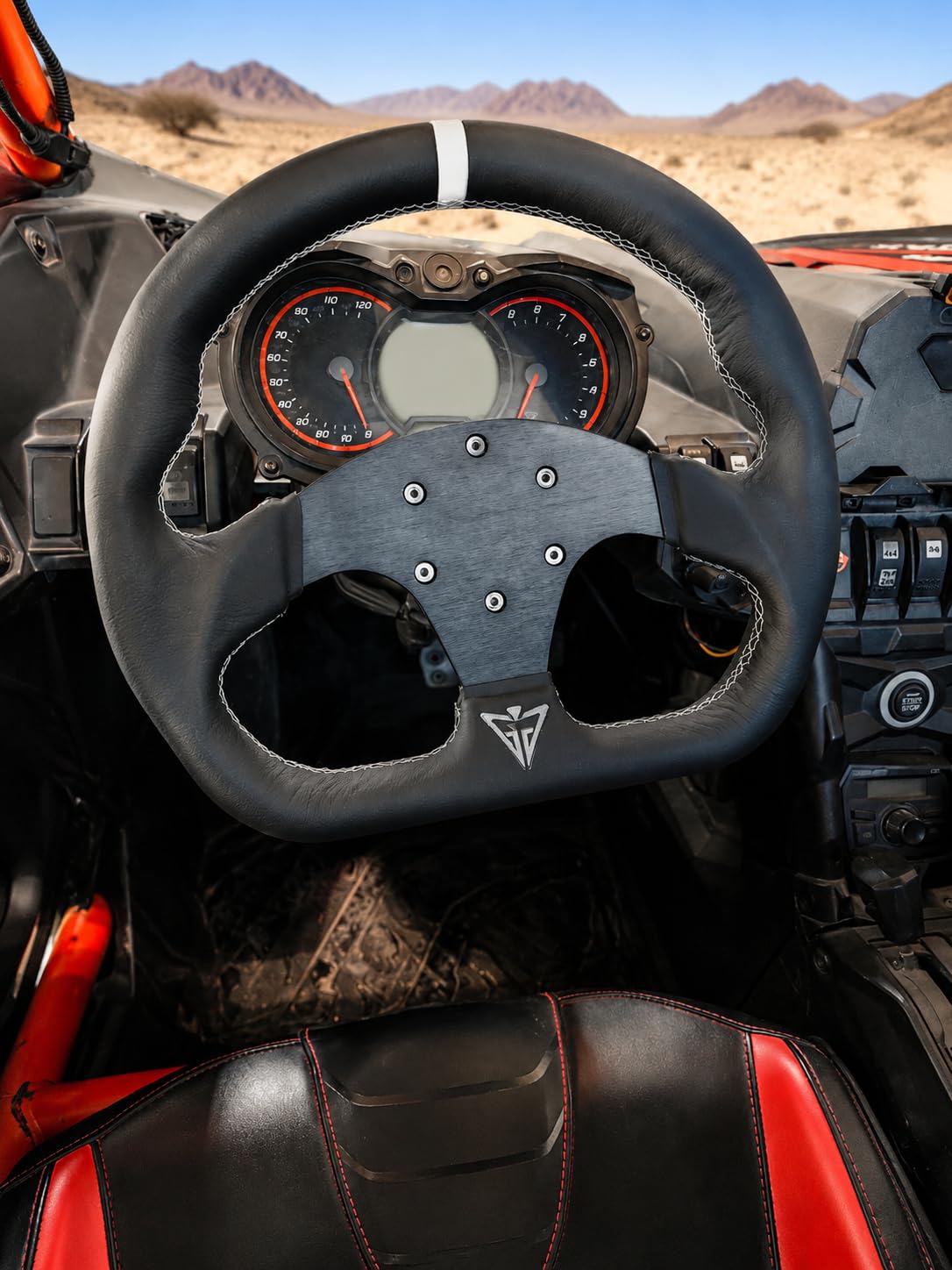 Amazon.com: GAM Steering Wheel Sport D-Shape With Hub Adapter For
