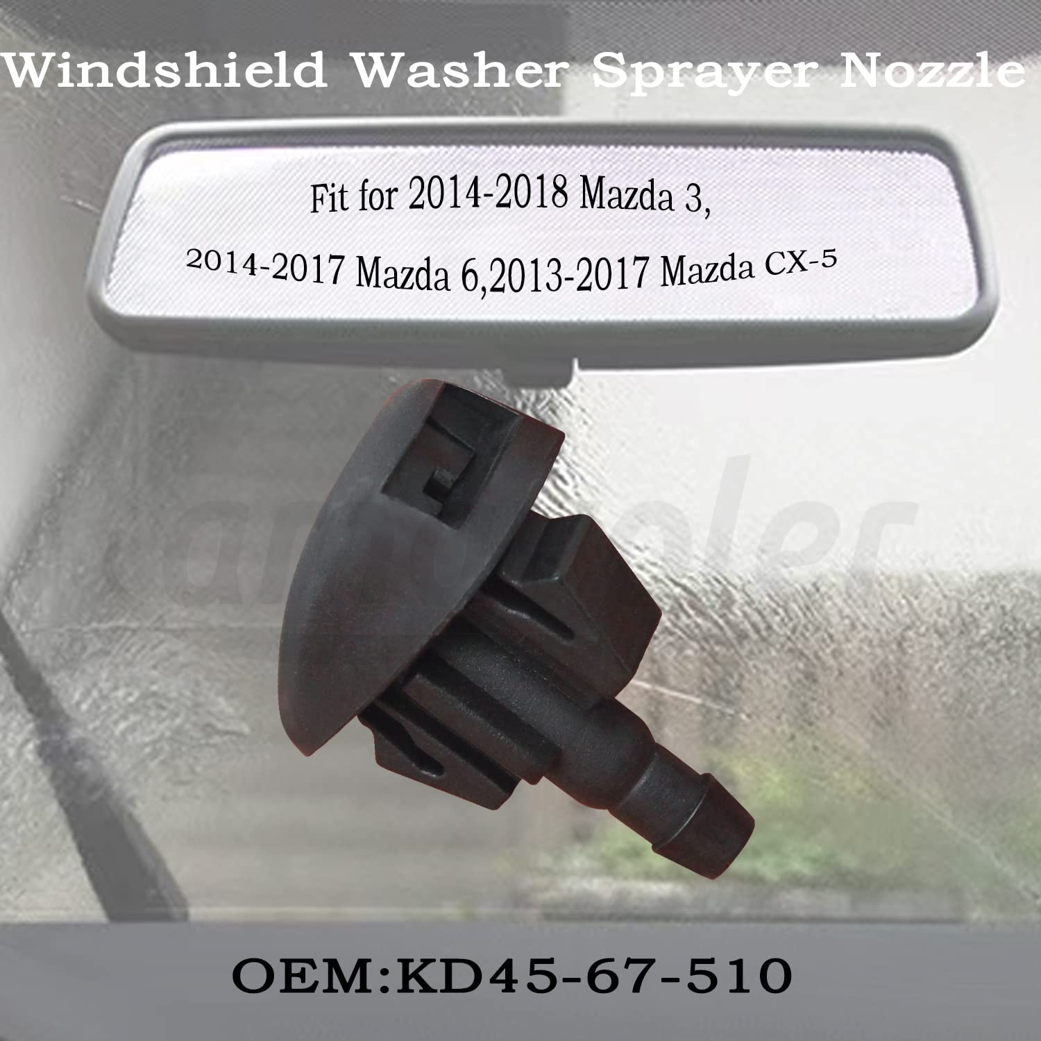 Amazon.com: Amavoler Windshield Washer Nozzle Aftermarket