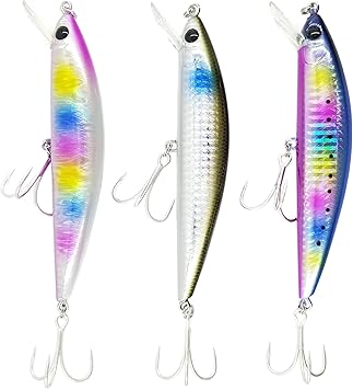 Amazon Tsurinoya 40g 1s 青物対応 貫通ワイヤー ミノー ロングビル スパー ヘビー シンキング 固定コア重心 ブリ ヒラマサ サワラ マグロ ピンテール Dw37 3色アソート01 Tsurinoya ルアー Amazon Tsurinoya 40g 1s 青物対応 貫通ワイヤー ミノー ロングビル スパー ヘビー シンキング 固定コア重心 ブリ ヒラマサ サワラ マグロ ピンテール Dw37 3色アソート01 Tsurinoya ルアー