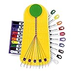 Choose Friendship Bracelet Making Kit - 20 Pre-Cut Threads, Portable Loom with Storage, Makes 8 Bracelets, Craft Gift for Kids Ages 8+, Yellow Pineapple