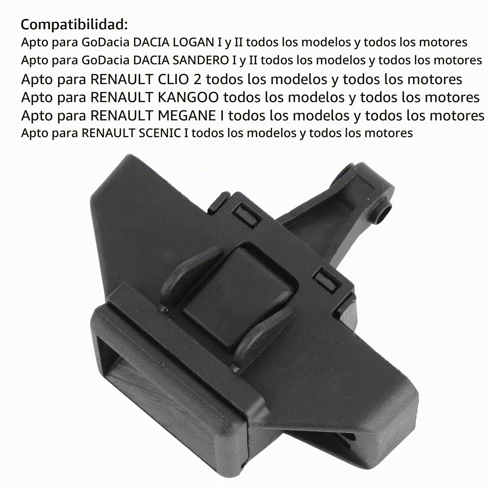 Cerradura para portón Trasero de Coche, Compatible con Dacia, Sandero, Scenic Mk1, Clio I II, 7700838546 7700