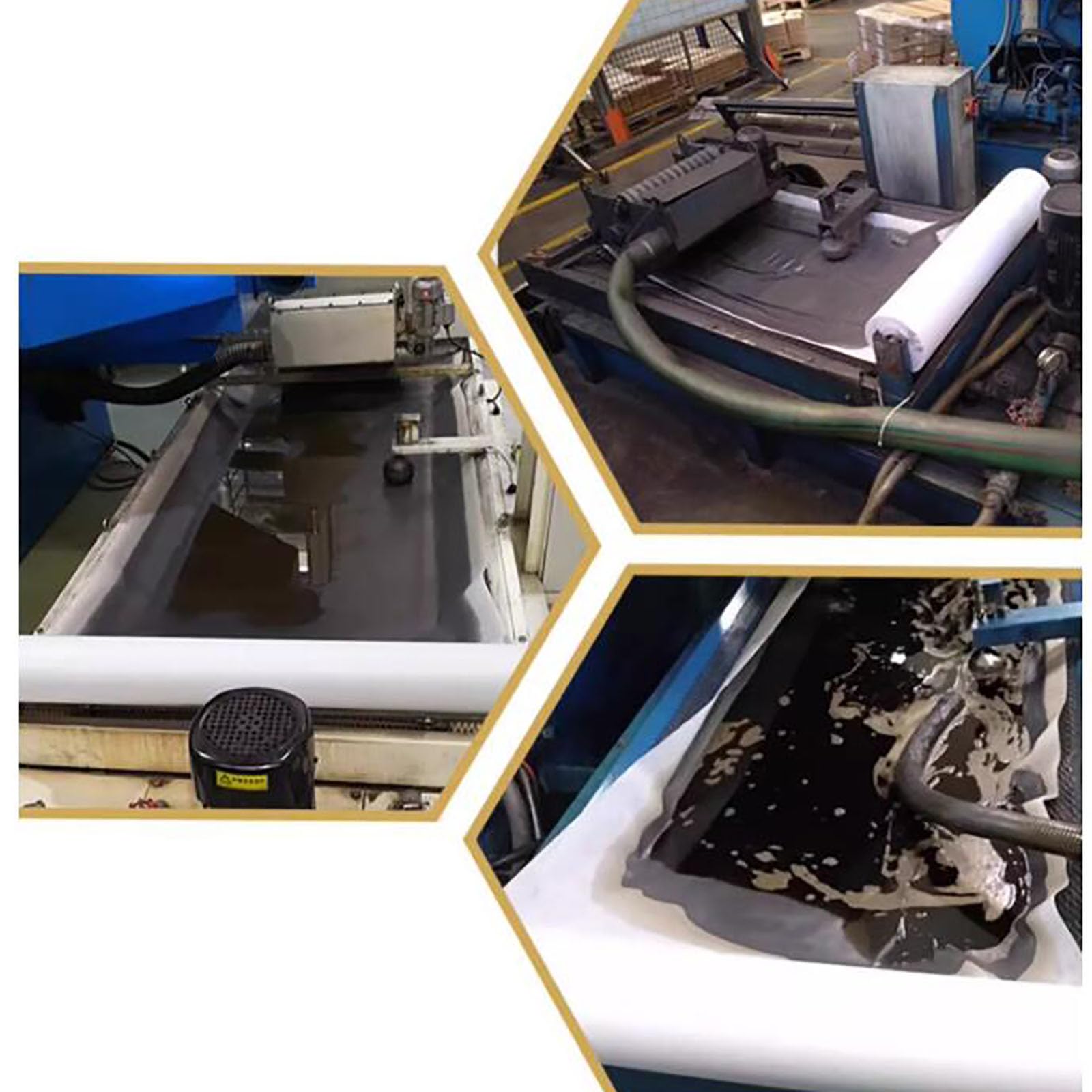 Filtro fluido da taglio Residuo di olio di carta Filtro liquido per liquami in polvere Acqua Filtro 75mm Diametro del nucleo 100m Lunghezza Filtrazione ad alta efficienza per uso industriale