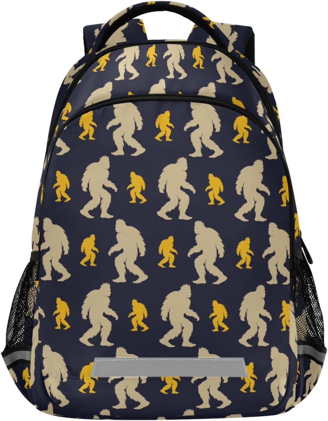 Bigfoot Sasquatch Backpack for Girls Boys School Bookbags Elementary Daypack Lightweight Waterproof Laptop Large Capacity Bag for kids