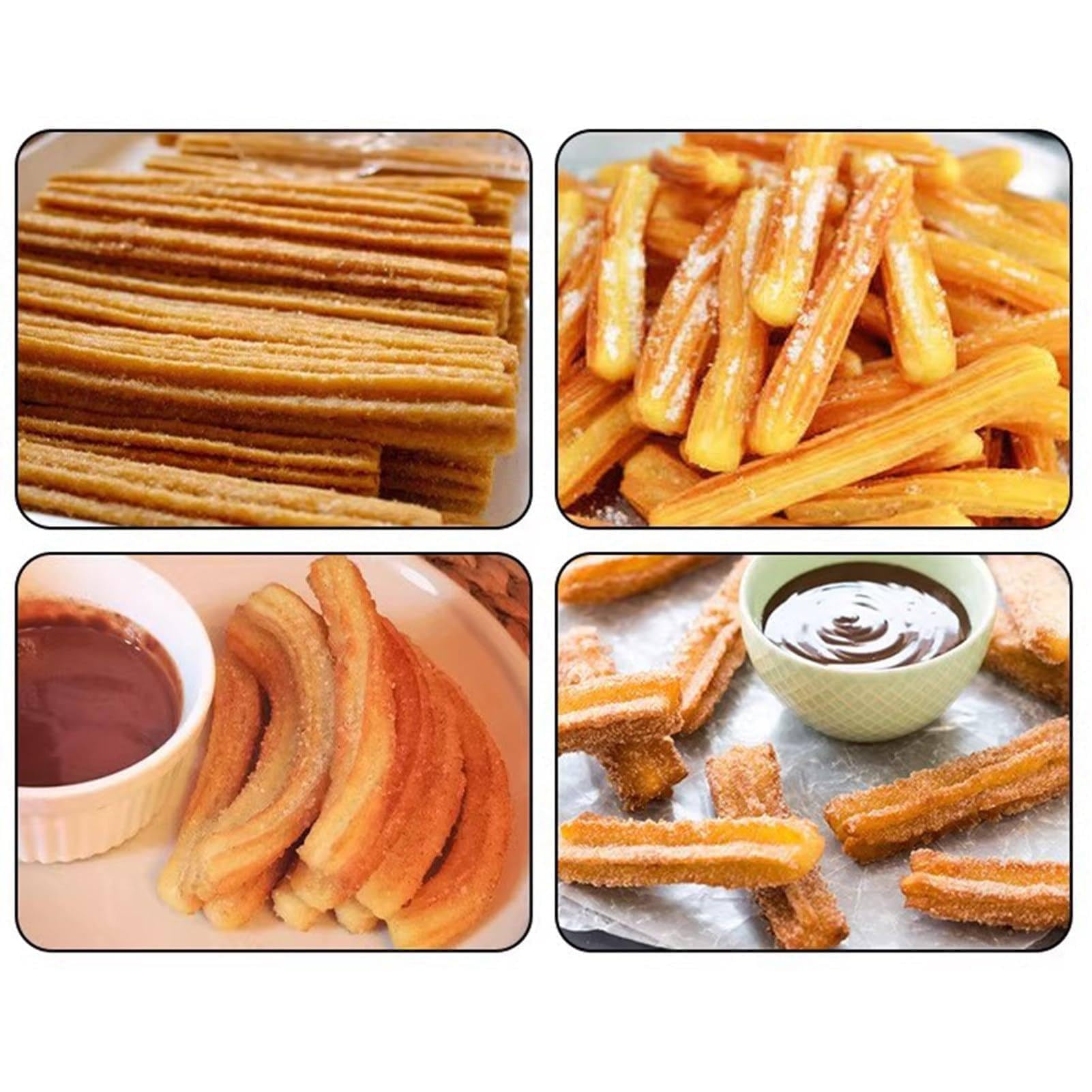 Riempitrice per ciambelle, in acciaio inox da 5 litri, con 3 ugelli, attrezzatura per il riempimento di crema commerciale per panetterie e negozi di dessert