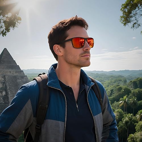 Miniatura 2 de STORYCOAST Gafas de sol polarizadas para hombres y mujeres, clásicas, cuadradas, deportivas, pesca, correr, golf, gafas de sol, protección UV