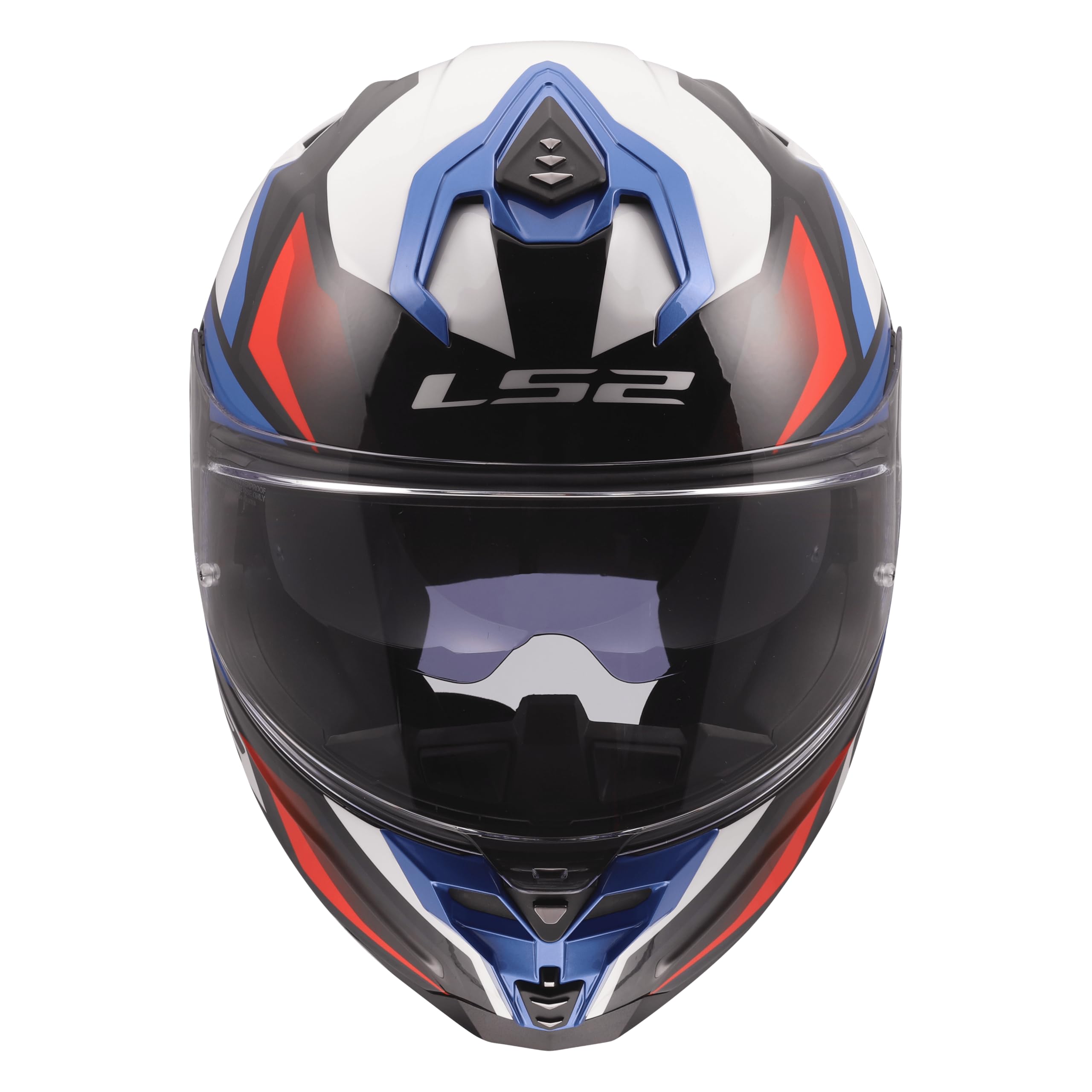 LS2, Casco Moto Integrale CHALLENGER II VIPER White Blue Red, M