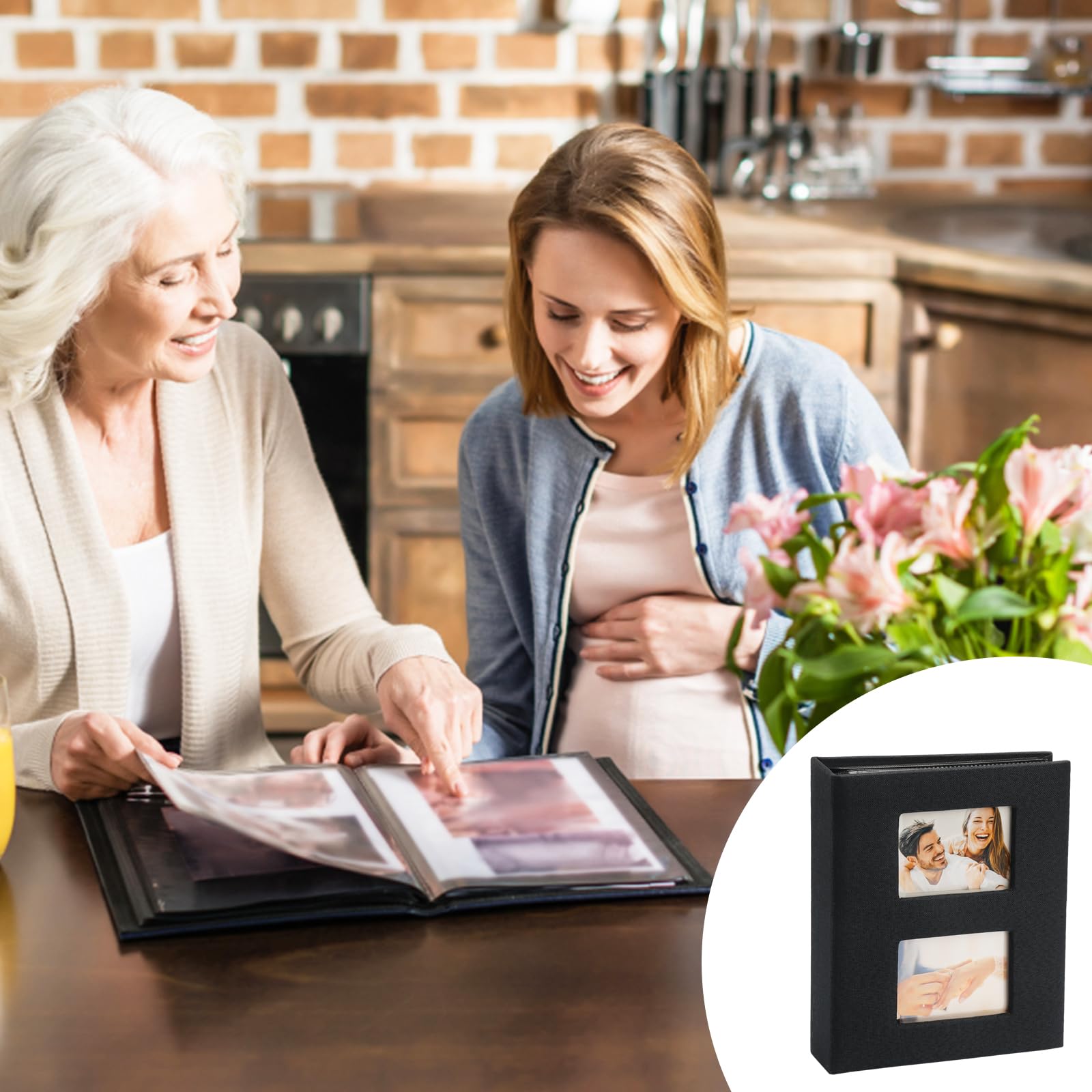 Album Fotografico Matrimonio LANPN 10x15 Cm - 600 Tasche, Copertina Lino Beige, 34x31.5x6 Cm - Foto 11