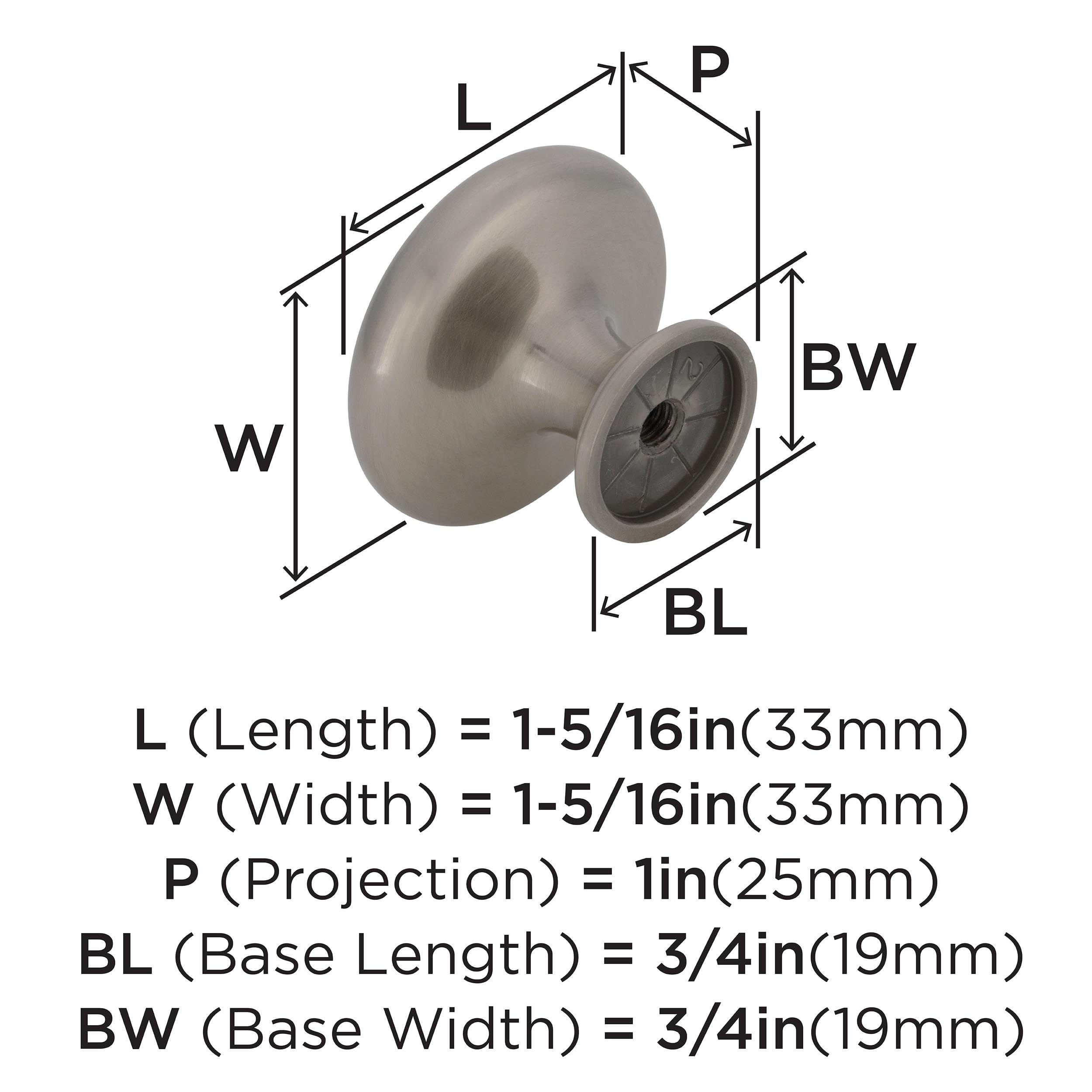 Amazon | Amerock (アメロック) ART Inspirations 3リングノブ 直径