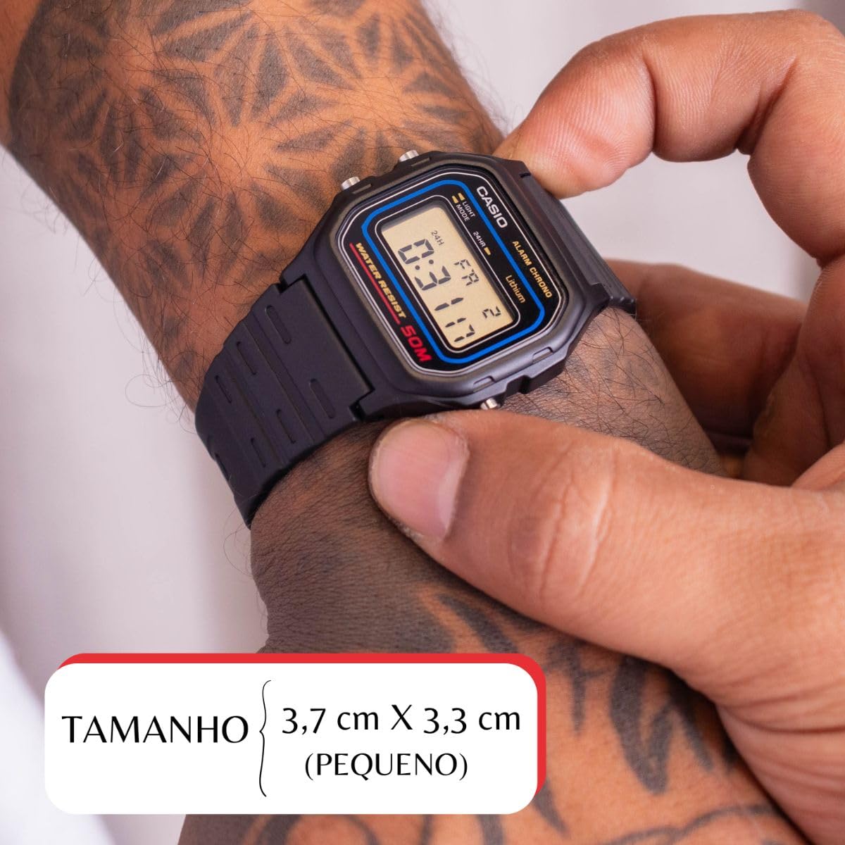 Casio W59-1V, Orologio da polso Uomo
