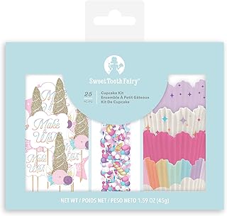 Sweet Tooth Fairy Unicorn Cupcake Baking Kit, Multicolor