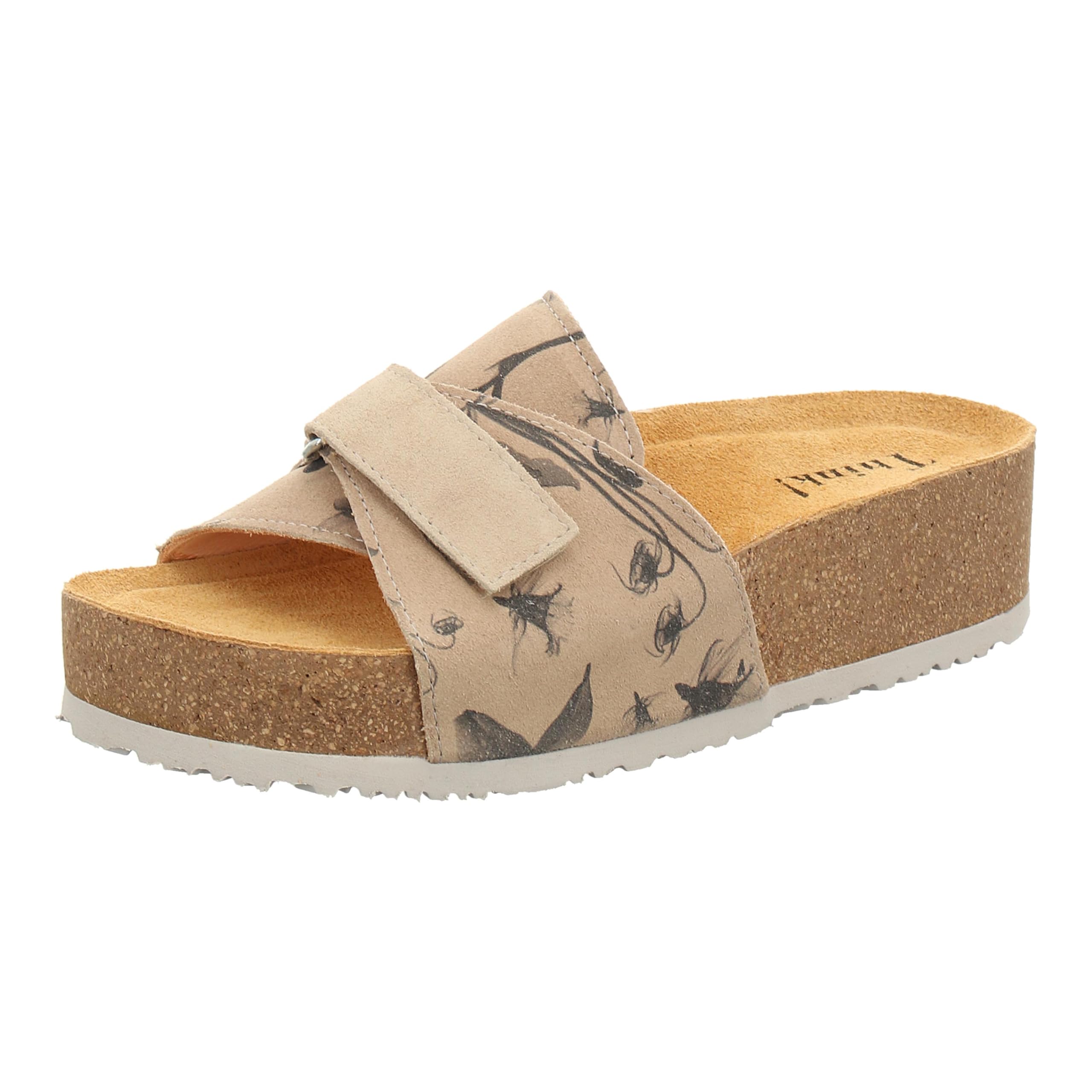 Think! Women's Papu Sustainable Platform Sandals, 9000 panna estate, 9 UK