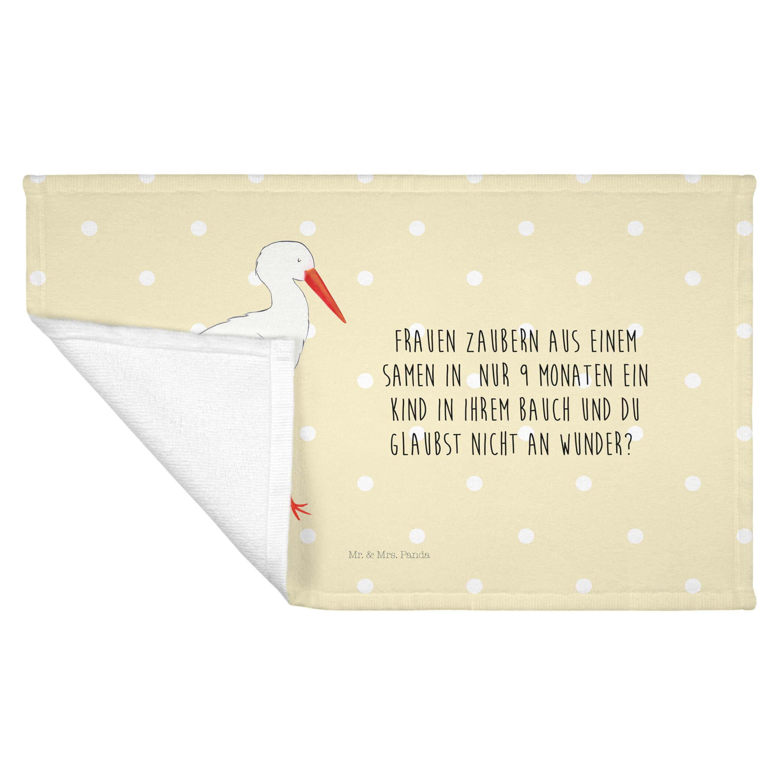 Mr. & Mrs. Panda Bierkrug Storch - Lustiger Steingutkrug Als Geschenk Für Schwangere & Mütter