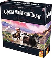 Vista 6 de Great Western Trail - Juego de mesa Argentina de segunda edición - Aventura de ganado en la pampa! Juego de estrategia para niños y adultos, mayores