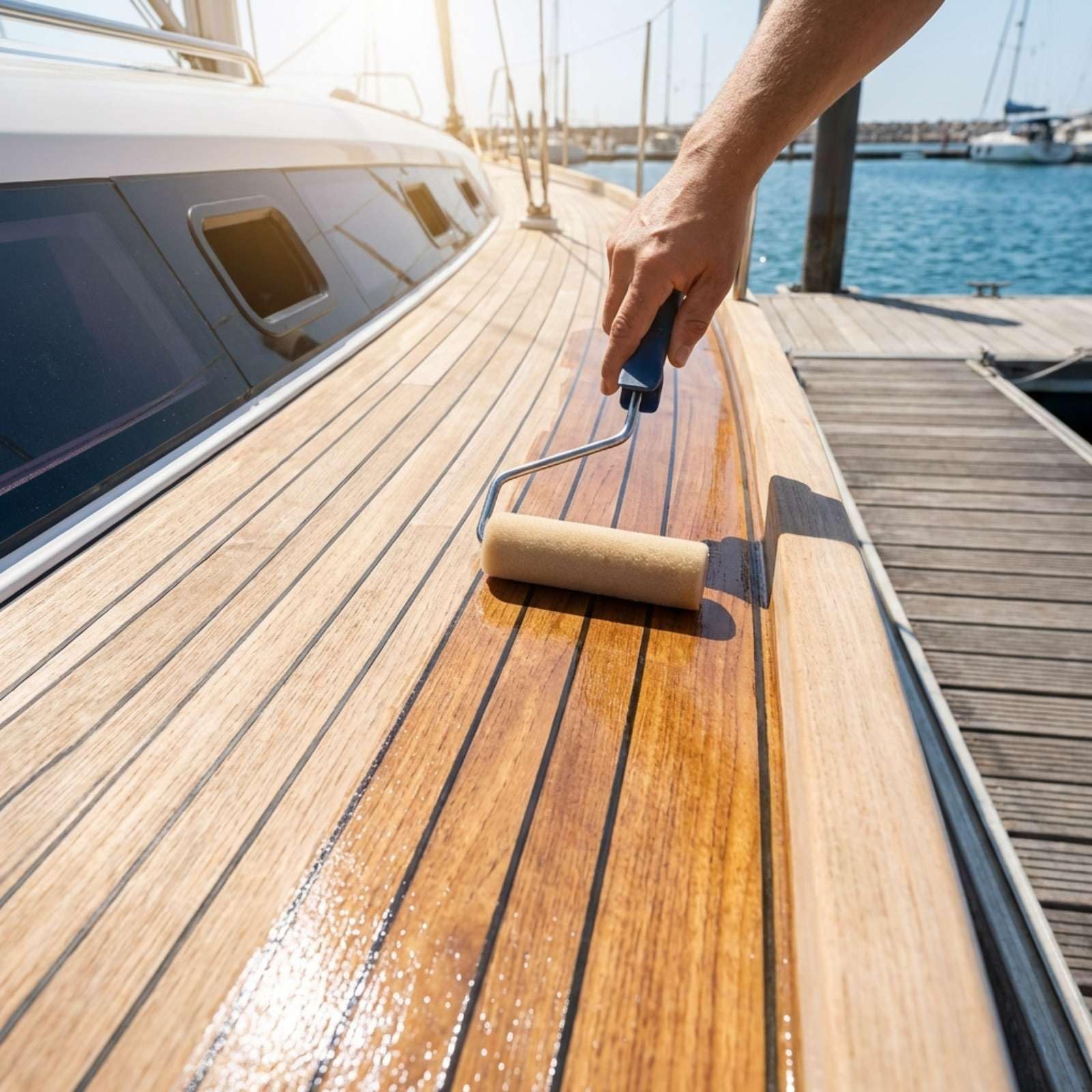 Vernis Marin Codeve Bois 5L Intérieur/extérieur Protection Bois Atmosphère Marine