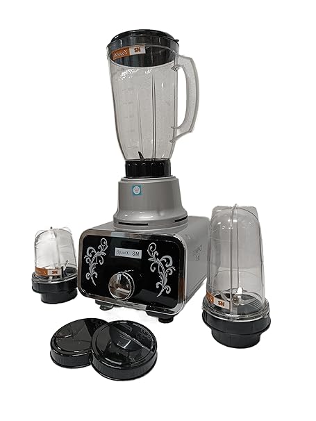 ISPACEX SN Compact 1 HR Juicer Mixer Grinder 750 watts With 1HP moter (gray & Black)