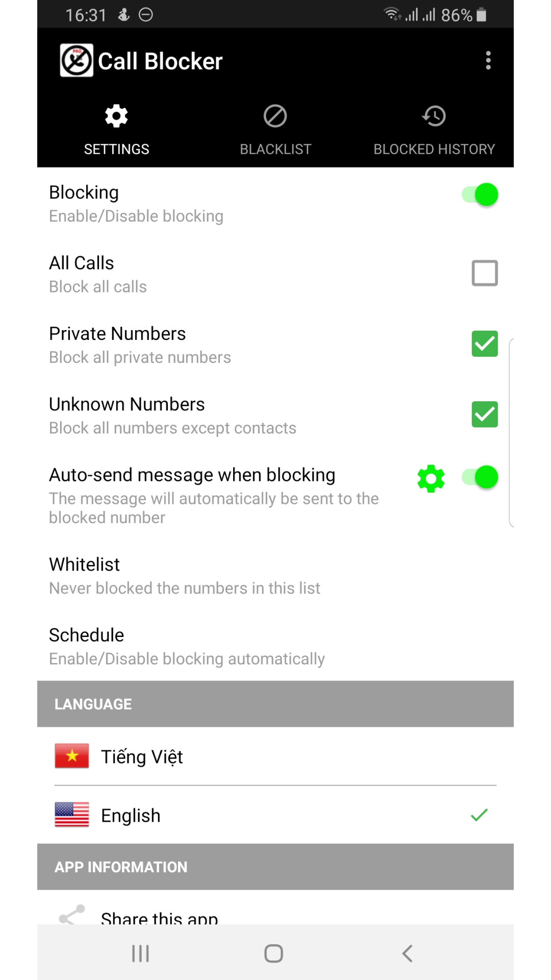 Call Blocker Pro (no ads) - App on Amazon Appstore