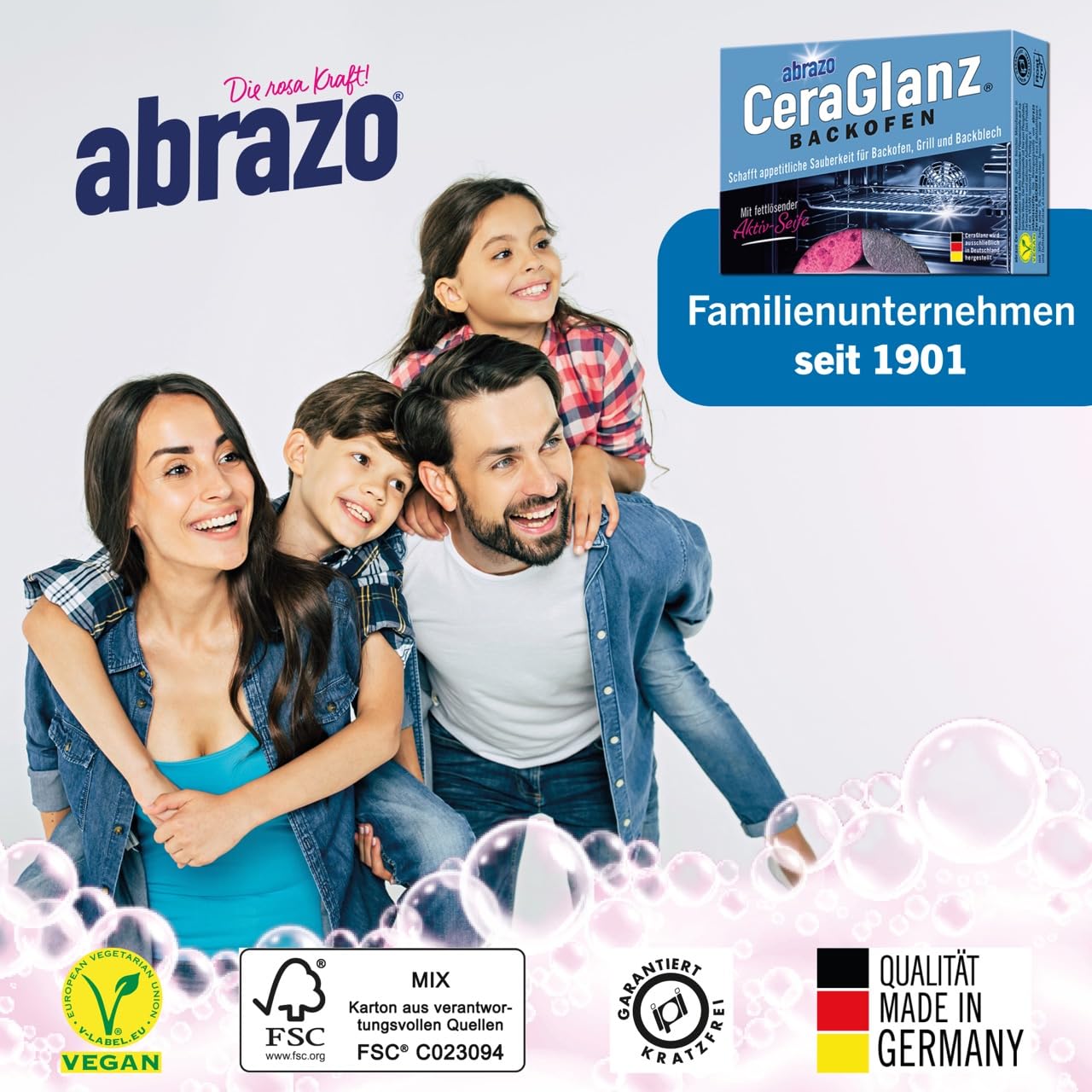 abrazo spugna per forno - 4 pulitori, detergente per forno, pulizia dello sporco resistente