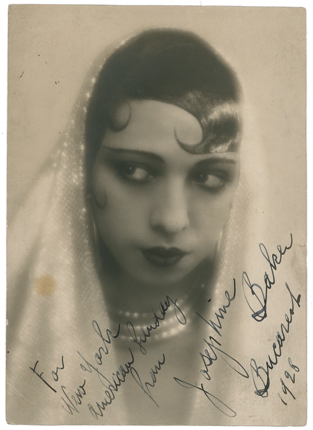 12X8 Inches Josephine Baker Autograph, Signed Photo Print Approx Size