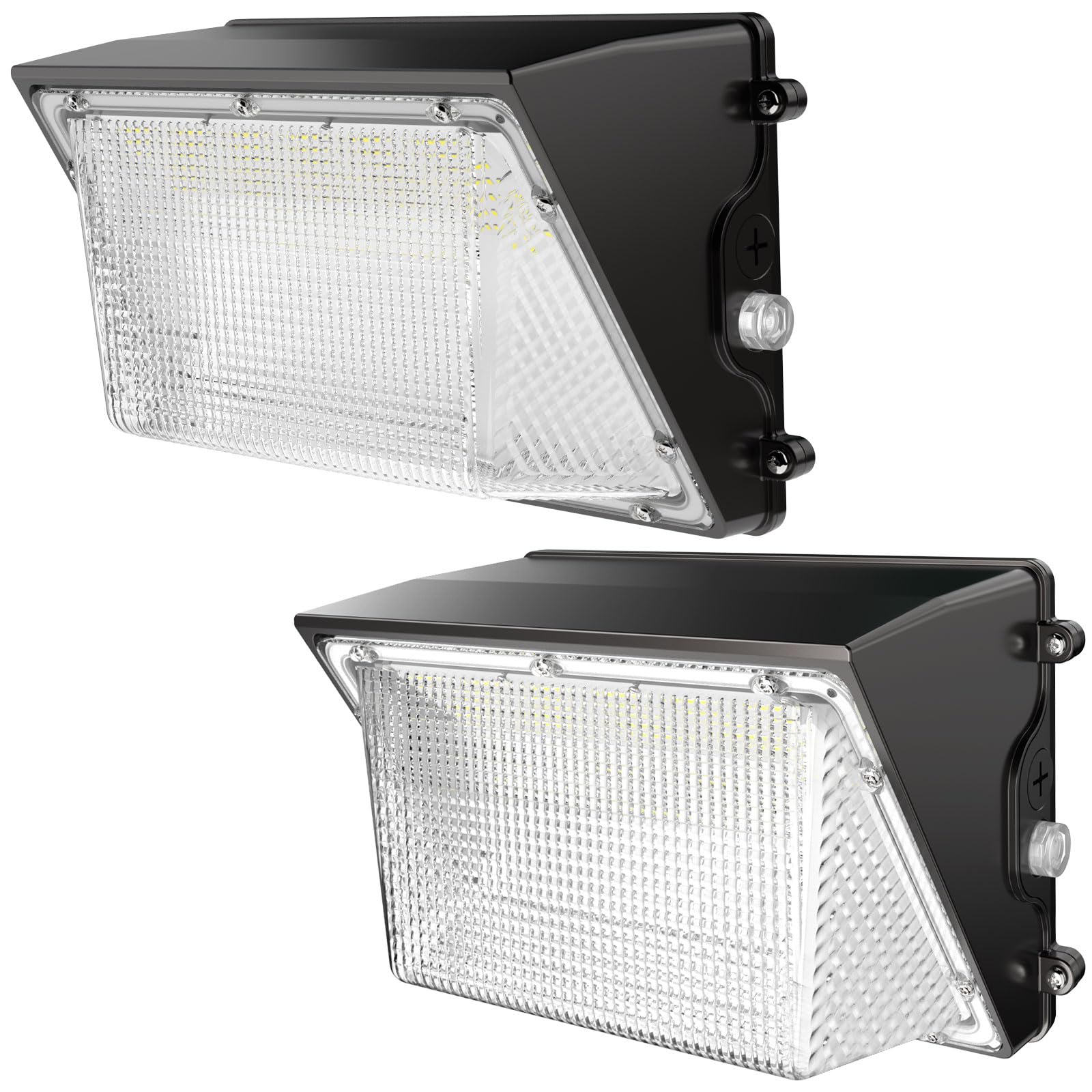 HYPERLITE LED Wall Pack 70W: 10500lm Dusk to Dawn Outdoor Lighting
