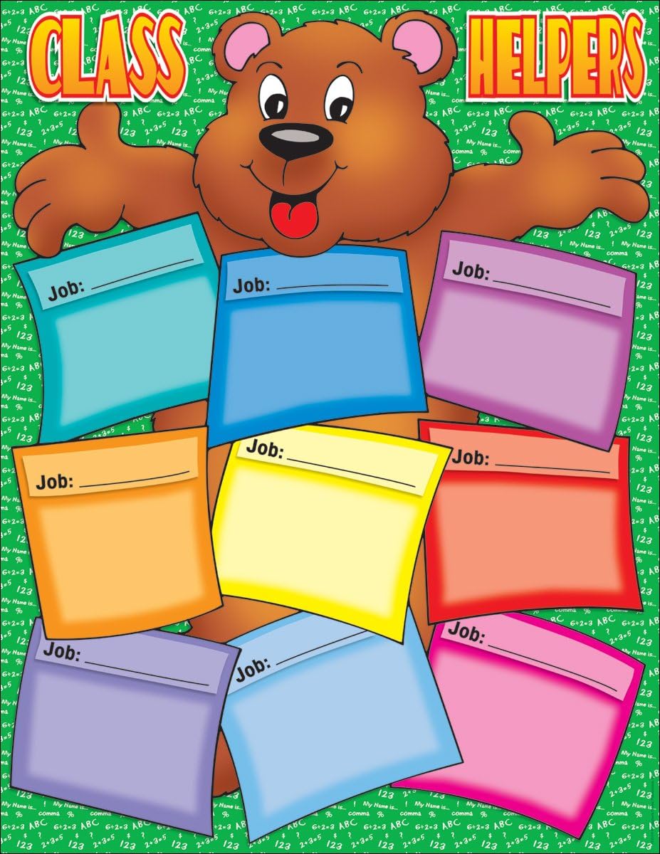 Scholastic Bear Helper Chart (TF2174)