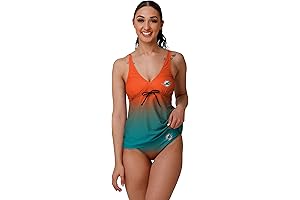 FOCO Miami Dolphins NFL Womens Gametime Gradient Tankini
