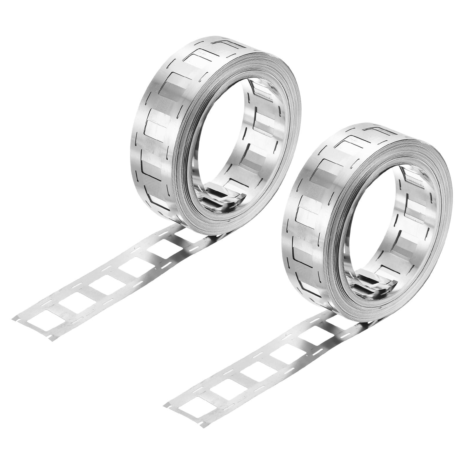 QUARKZMAN 2 Rollen Reines Nickelband 99.96% Reine Nickelplatte 0.2x27mm 6.56Ft(2m) Länge Nickelbeschichtetes Band Für Batteriepunktschweißen