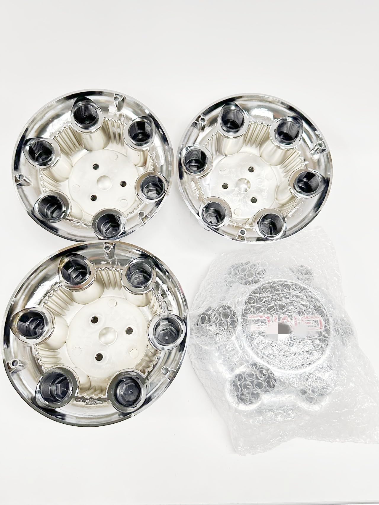 4PCs Wheel Hubcaps Center Caps for Sierra Yukon Savana 6 Lug 1500