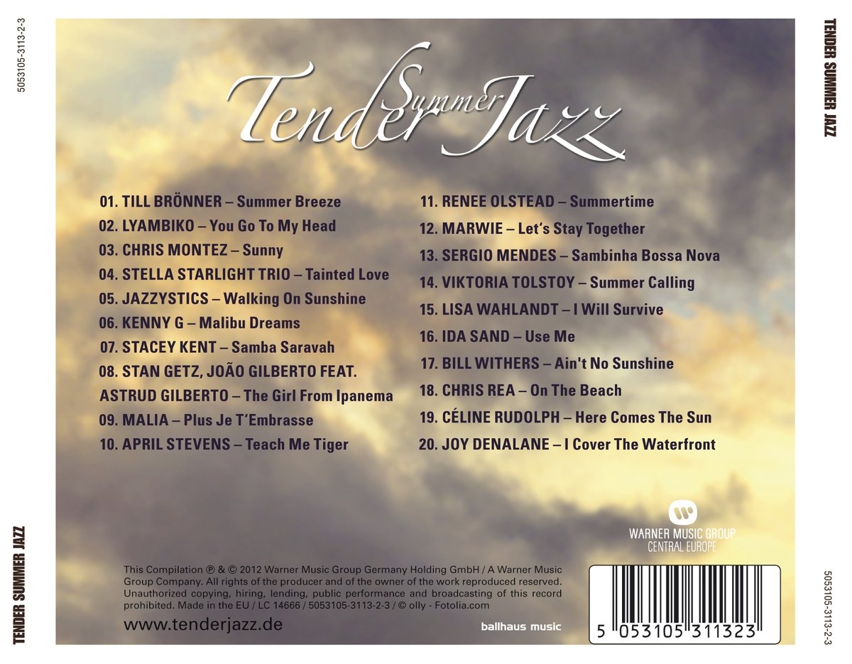 Tender Summer Jazz-Finest in Smooth &Lazy Sunshine