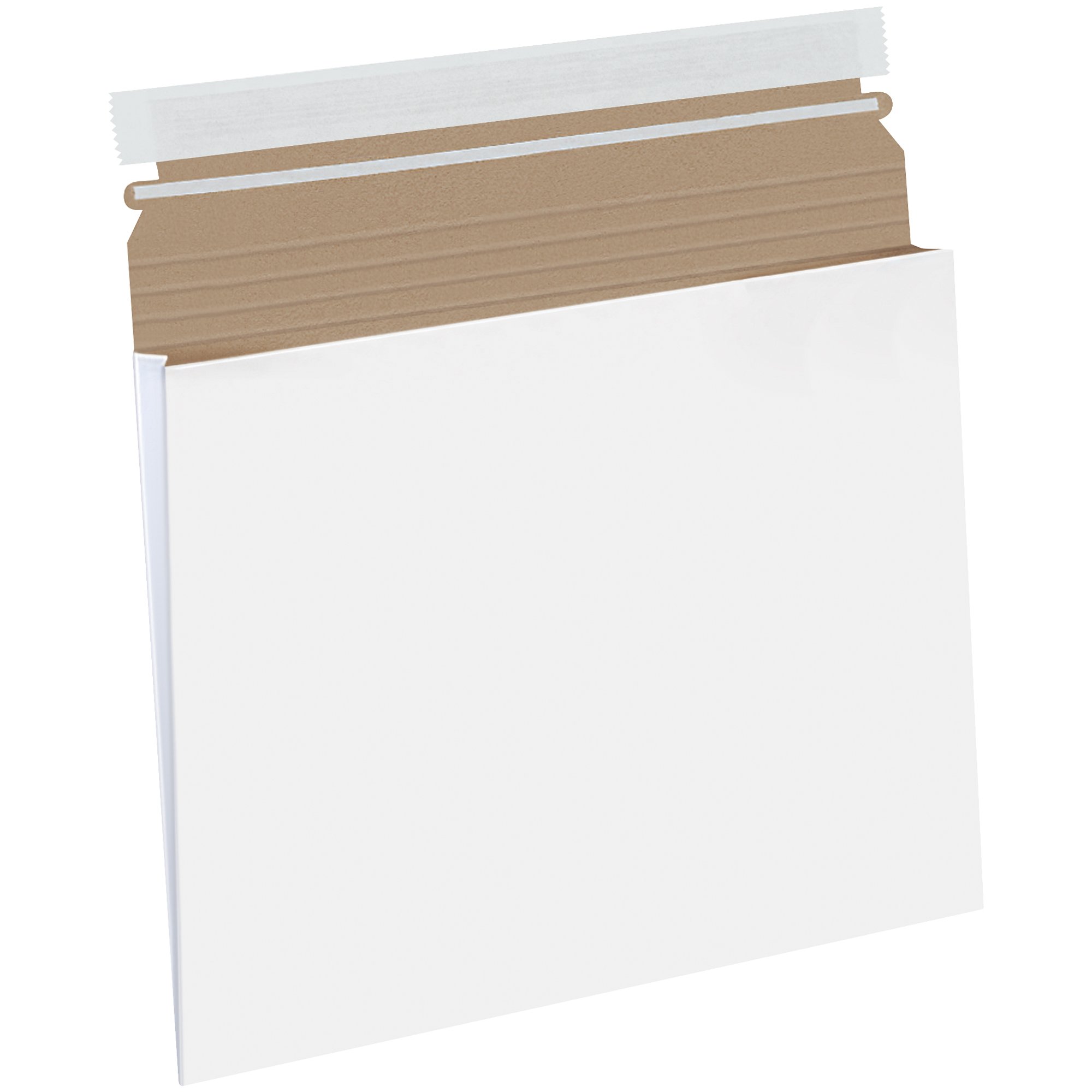 BOX USA BRM2G kartony wysyłkowe z zakładką boczną, 32,5 x 24,8 x 2,5 cm, białe, 100 sztuk