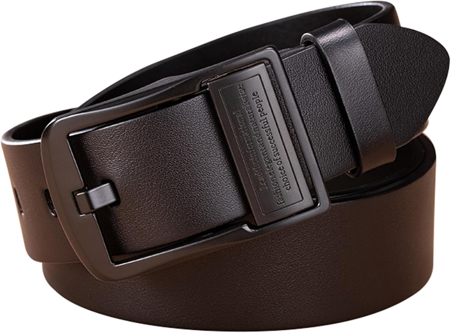 Men's Fashion Belts Business Classic Belt Genuine Leather Adjustable Waist Strap for Jeans Suits Uniform