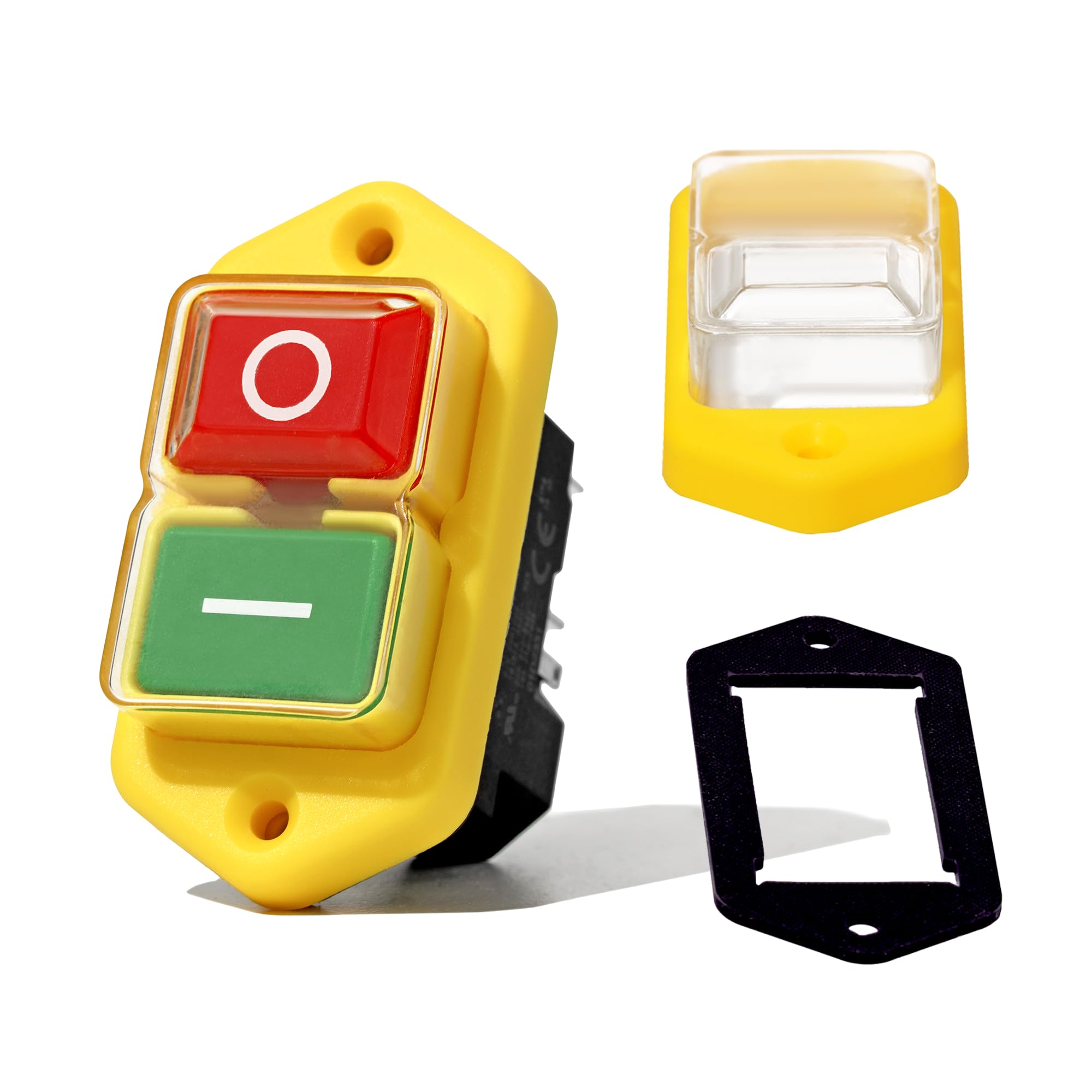 KEDU KJD17 B Flush-Mounted Switch - Zero Voltage Switch 230V with Under Voltage Release and Coil Contact